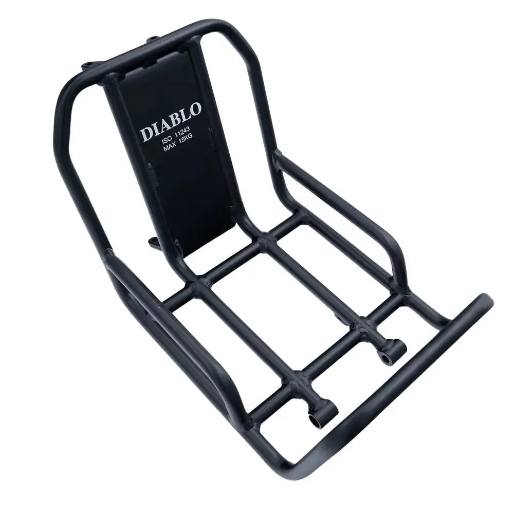 Diablo Zipper - Priekinė lentyna - Juoda
