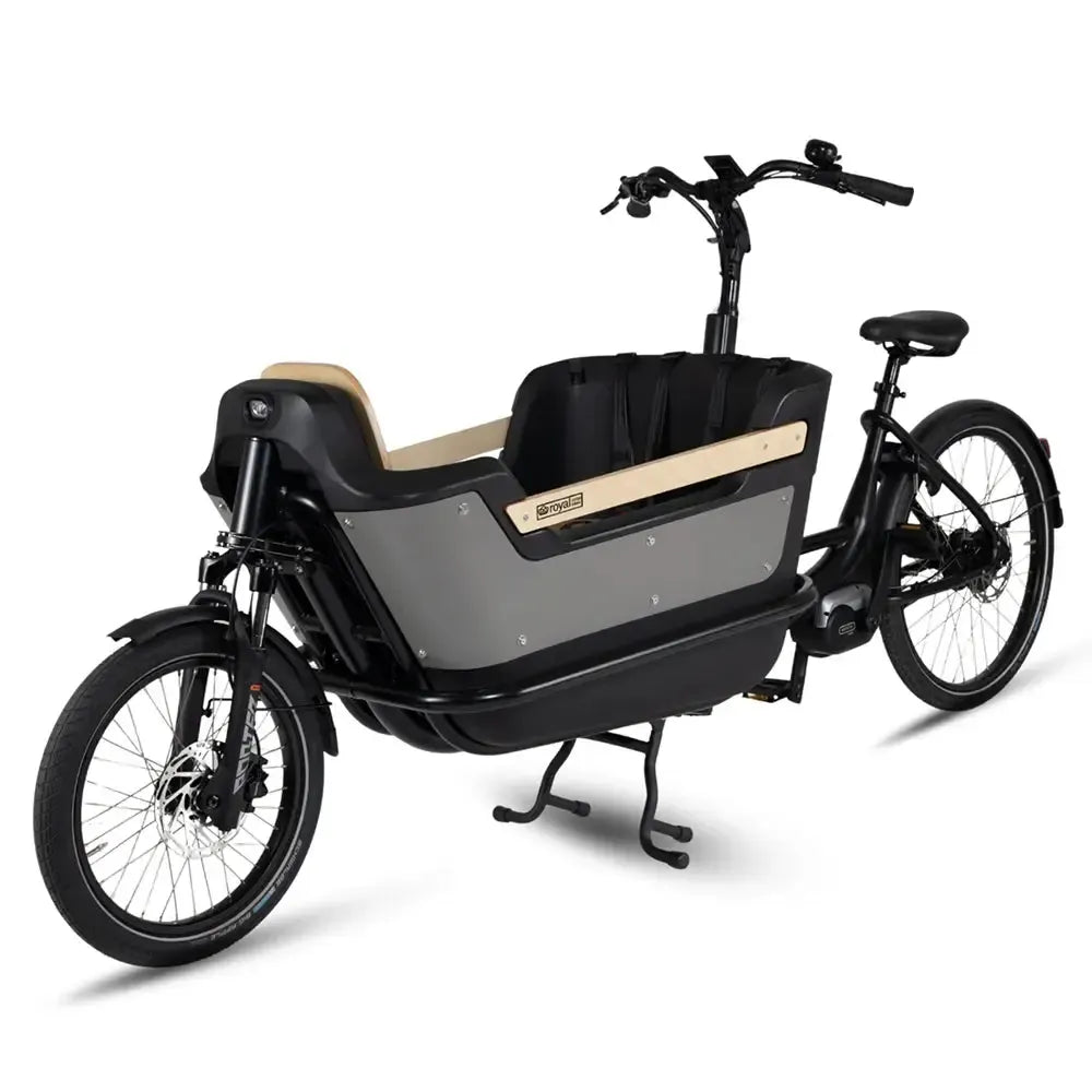 Royal Cargo Bike 2W Premium Plus – taupe pilka