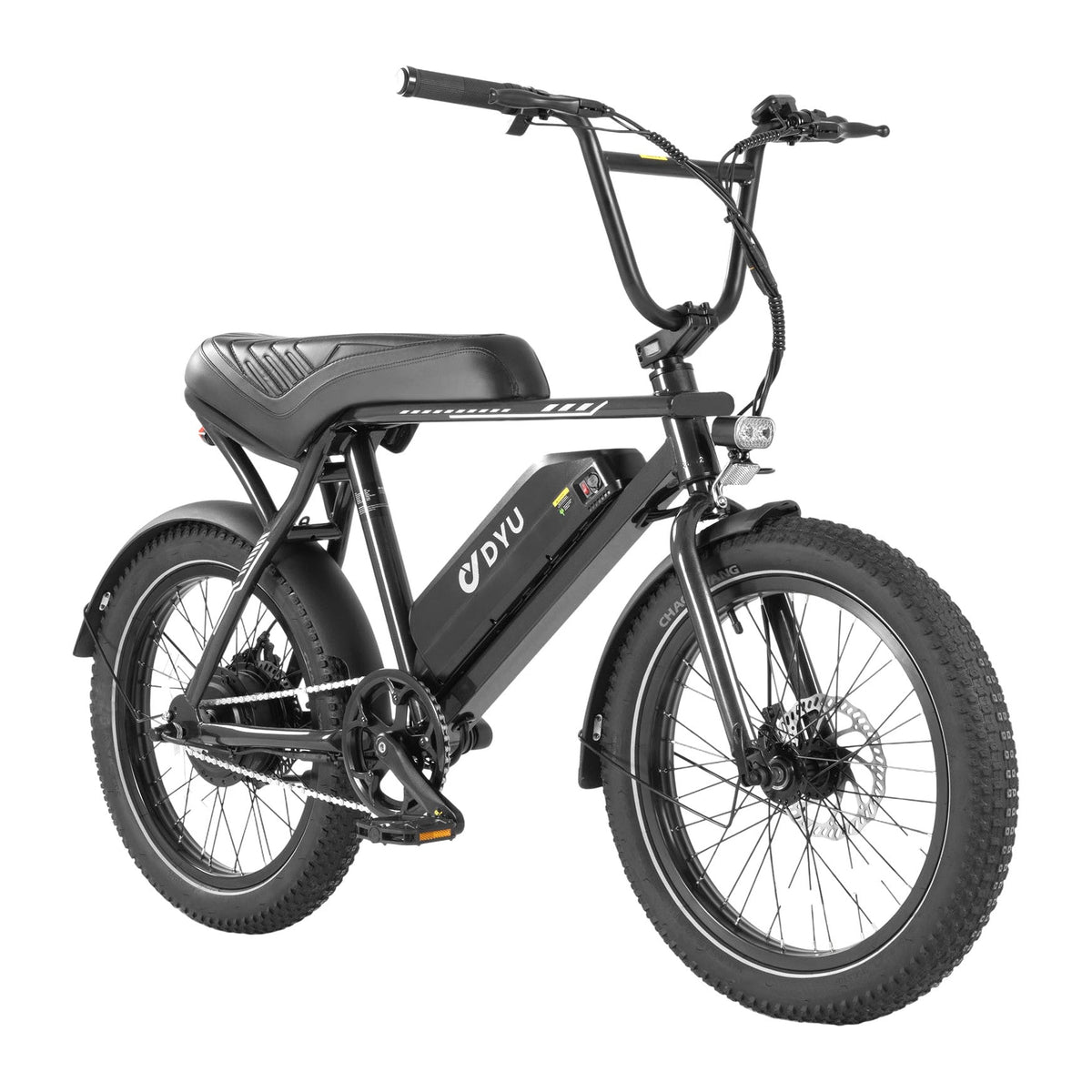 DYU UX BMX 20 colių elektrinis dviratis storomis padangomis