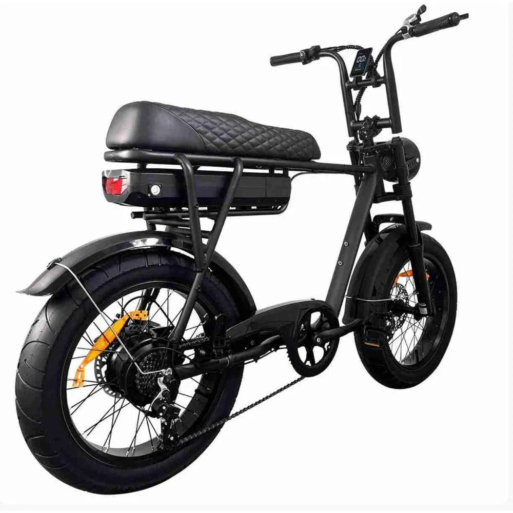 EB2 Fatbike Juodas + Signalizacijos sistema + Nemokamas surinkimas