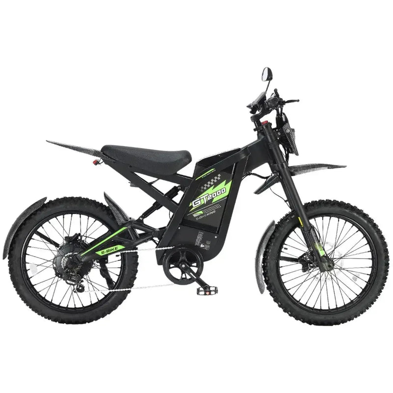 Ouxi GT-2000 – Bekelės fatbike – Žalias