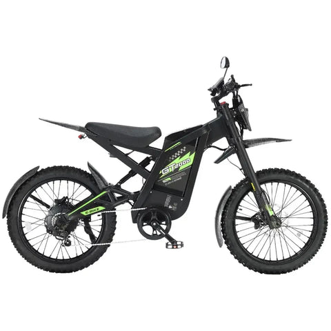 Ouxi GT-2000 – Bekelės fatbike – Žalias