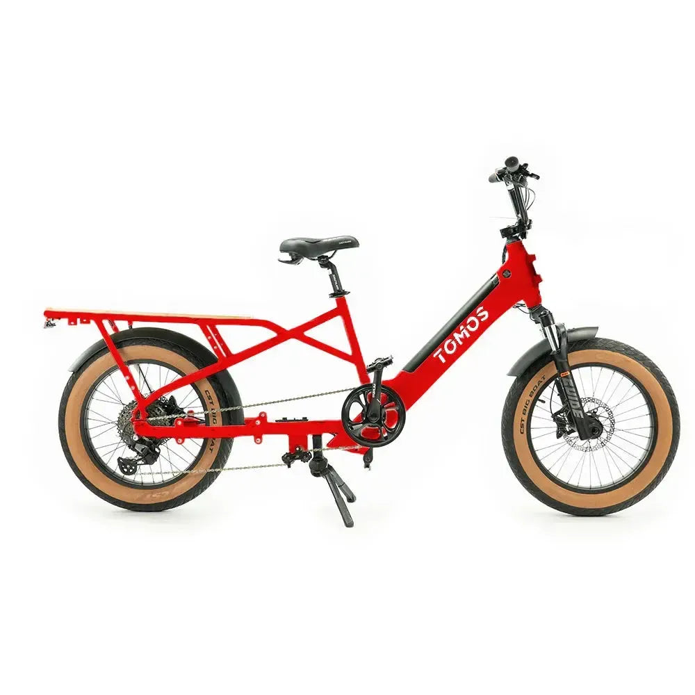 Tomos E-Cargo - Longtail - Raudona