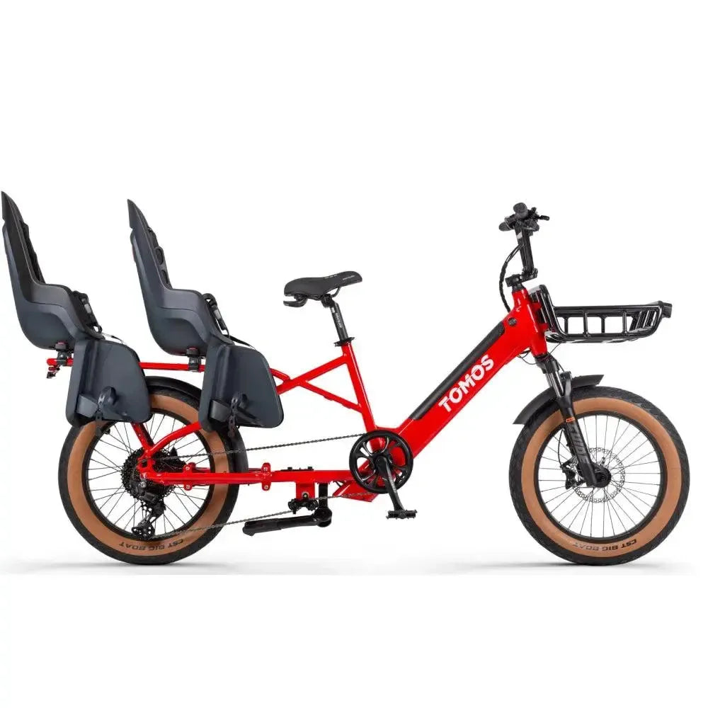 Tomos E-Cargo - Longtail - Raudona