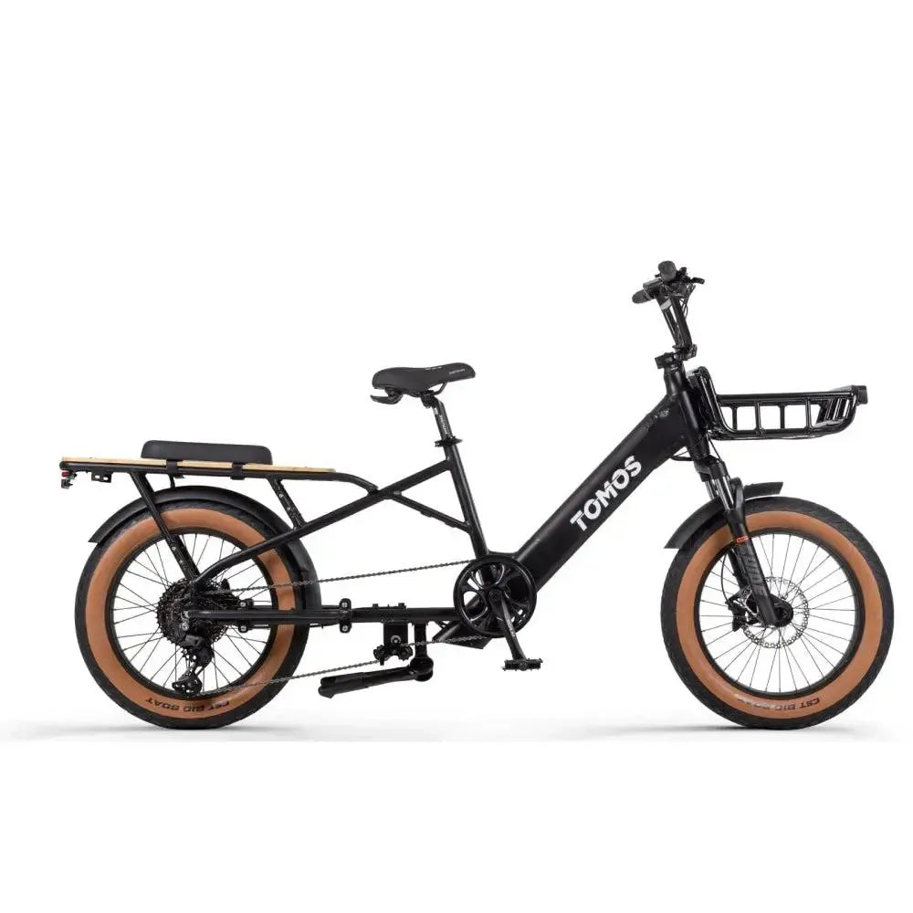 Tomos E-Cargo - Longtail - Juodas