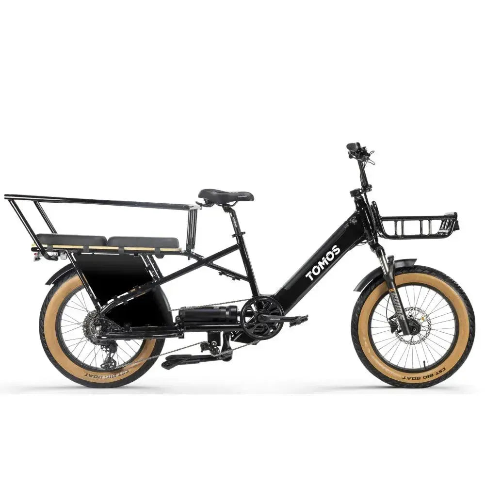Tomos E-Cargo - Longtail - Juodas
