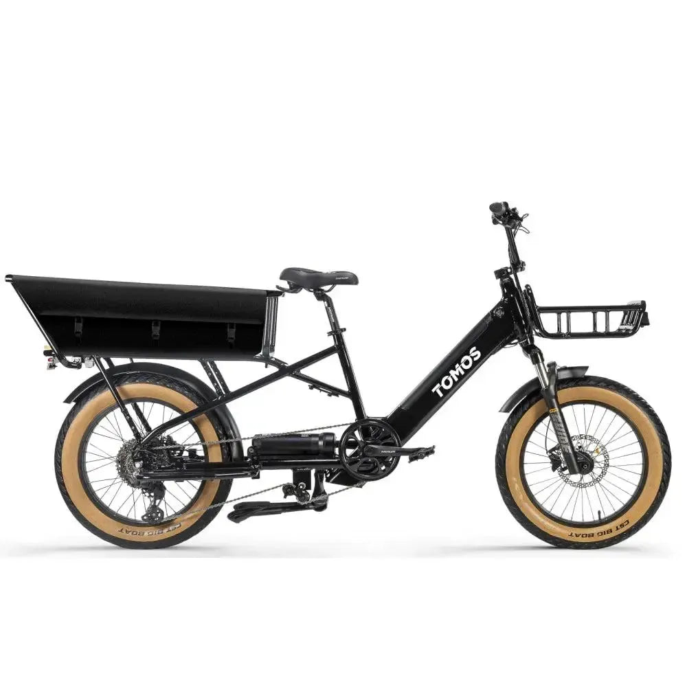 Tomos E-Cargo - Longtail - Juodas
